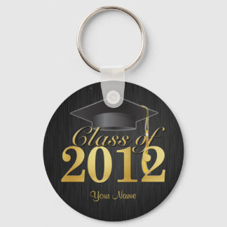 Class of 2012 Graduation Key-Chain (blk & gold) V1 Keychain