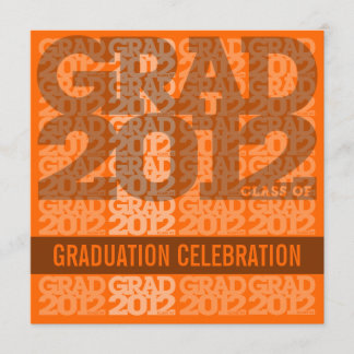 Class Of 2012 Graduation Party Invitation 12OX