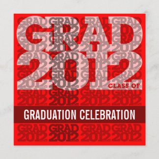 Class Of 2012 Graduation Party Invitation 12RS