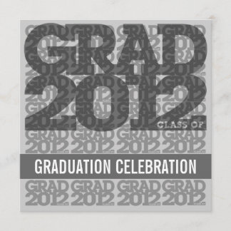 Class Of 2012 Graduation Party Invitation 12SS