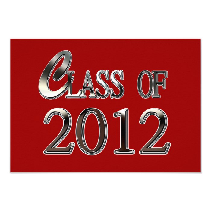 Class Of 2012 Party Invitations