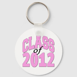 Class of 2012 (pink) keychain