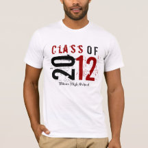 GCS Senior 2012 - Subway Style T-Shirt, Zazzle