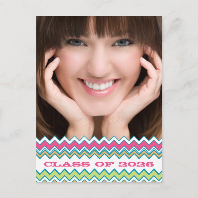 Class of 2012 Senior Graduation Invitation & Gifts Postcard (Front)