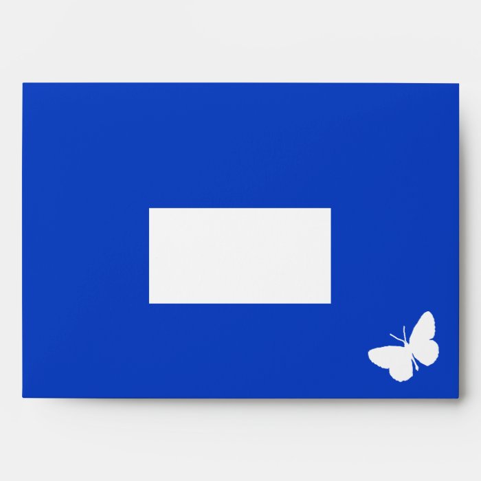Class of 2013   Blue Butterfly Envelope