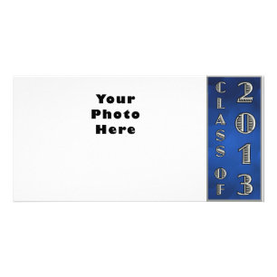 Class of 2013 Blue radial gradient Card
