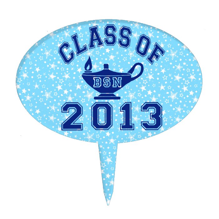 Class Of 2013 BSN Cake Picks