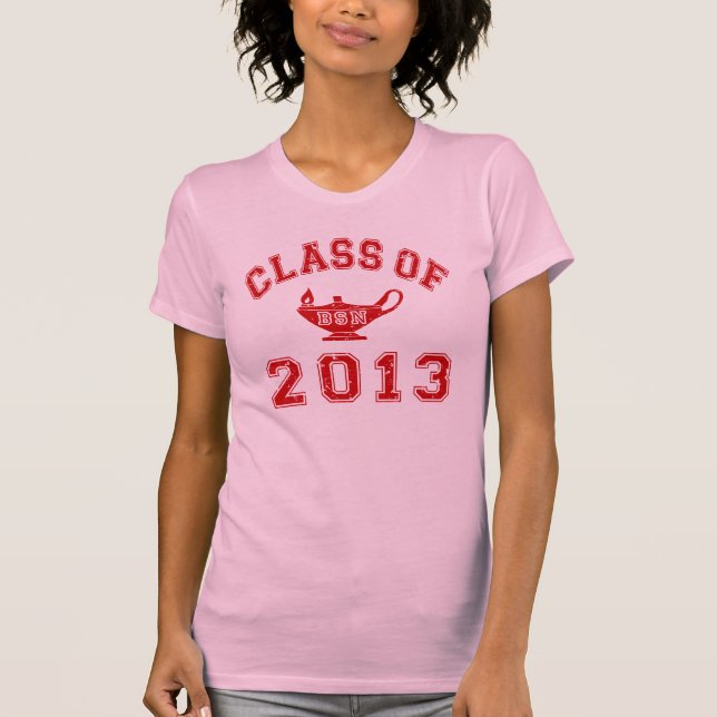 Class Of 2013 BSN - Red T-Shirt (Front)