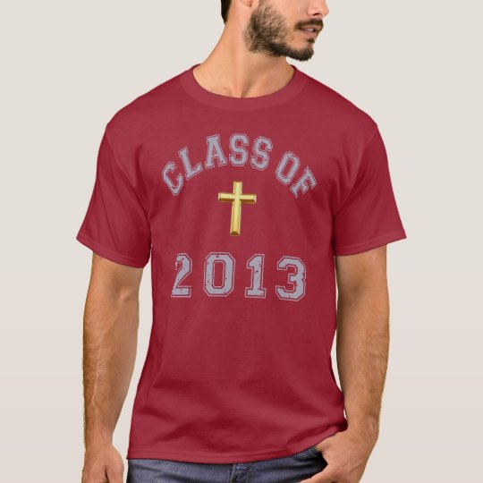 Class Of 2013 Christian Cross - Grey 2 T-Shirt
