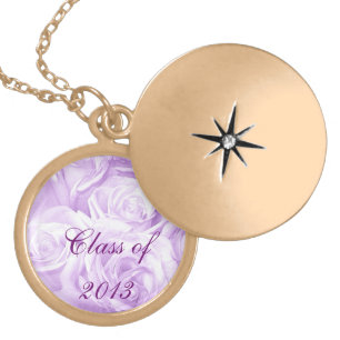 Class of 2013_ gold plated necklace