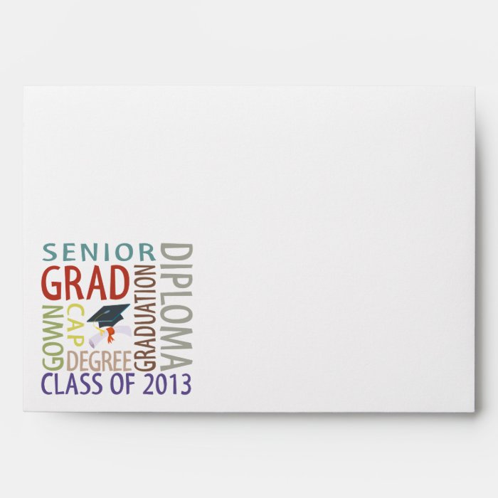 Class of 2013 Graduation Envelopes