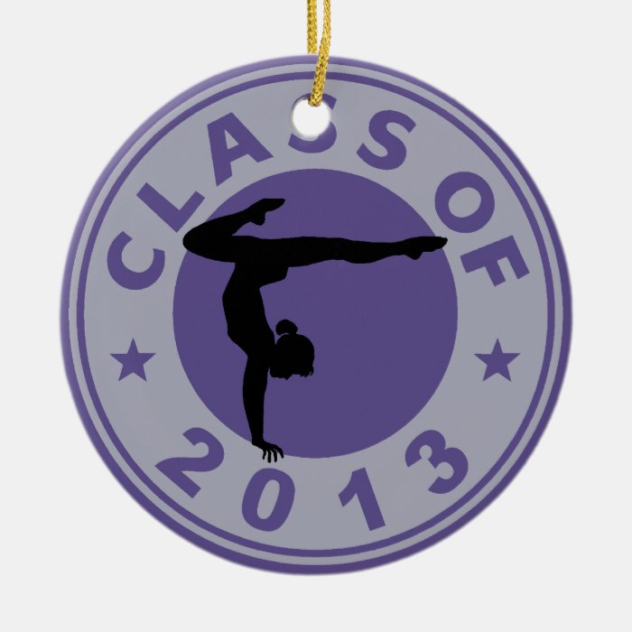 Class Of 2013 Gymnastics Christmas Ornaments