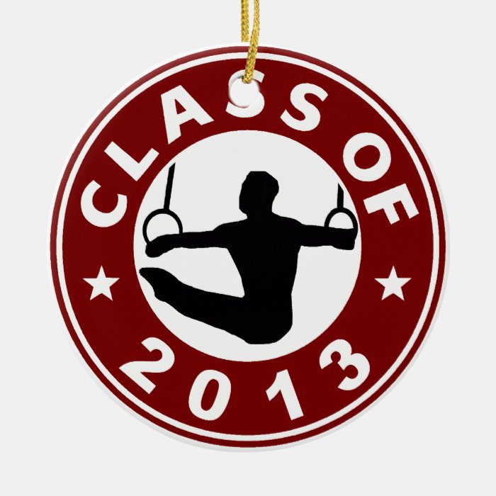 Class Of 2013 Gymnastics Christmas Ornaments