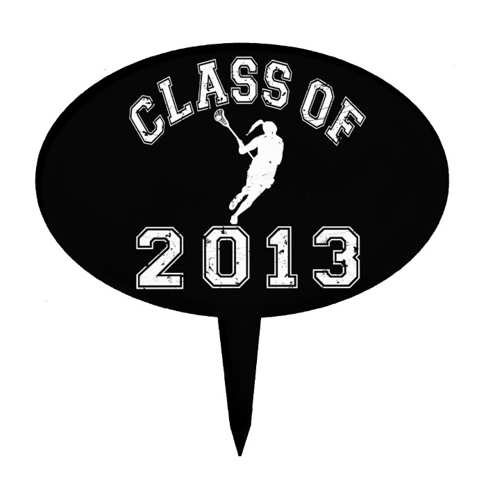 Class Of 2013 Lacrosse Cake Toppers