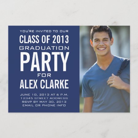 Class Of 2013 Party Invitation Photo