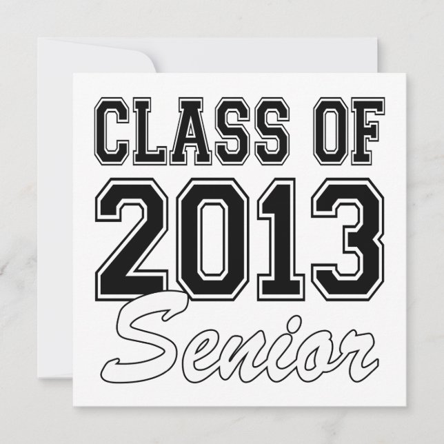 Class of 2013 Senior Invitation (Front)
