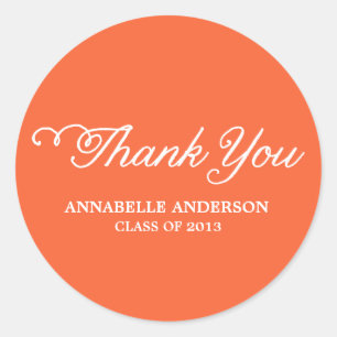 Class of 2013 Thank You Stickers