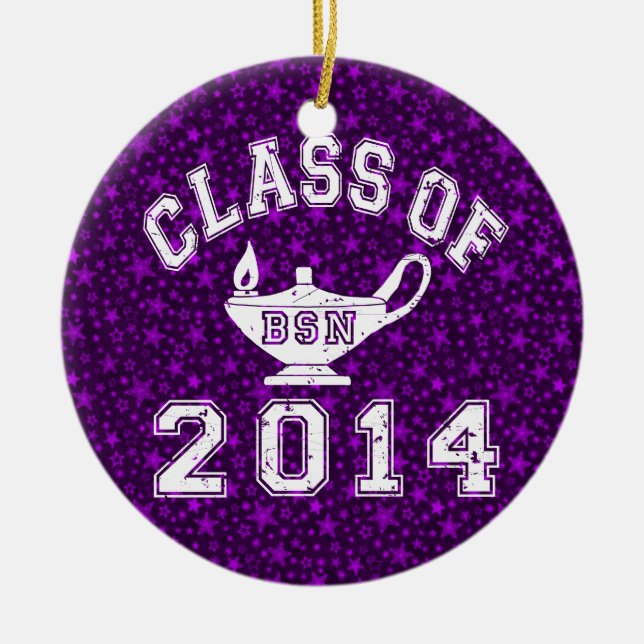 Class Of 2014 BSN Ceramic Ornament (Front)