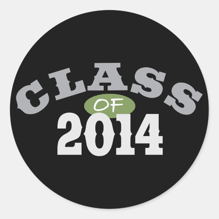 Class Of 2014 Green Sticker