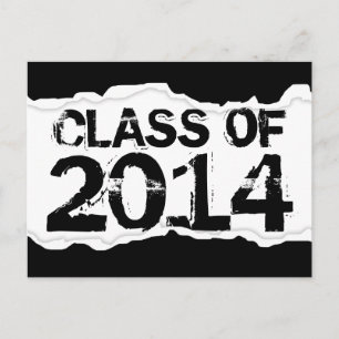 Class of 2014 (page tear) postcard