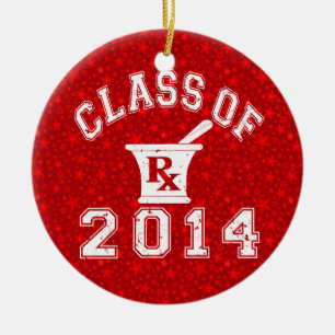Class Of 2014 Pharmacy Ceramic Ornament