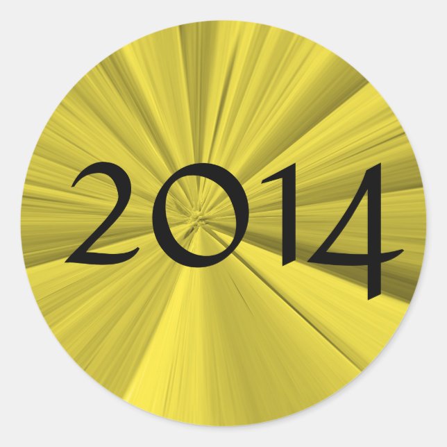 Class of 2014 Round Stickers by Janz (Front)
