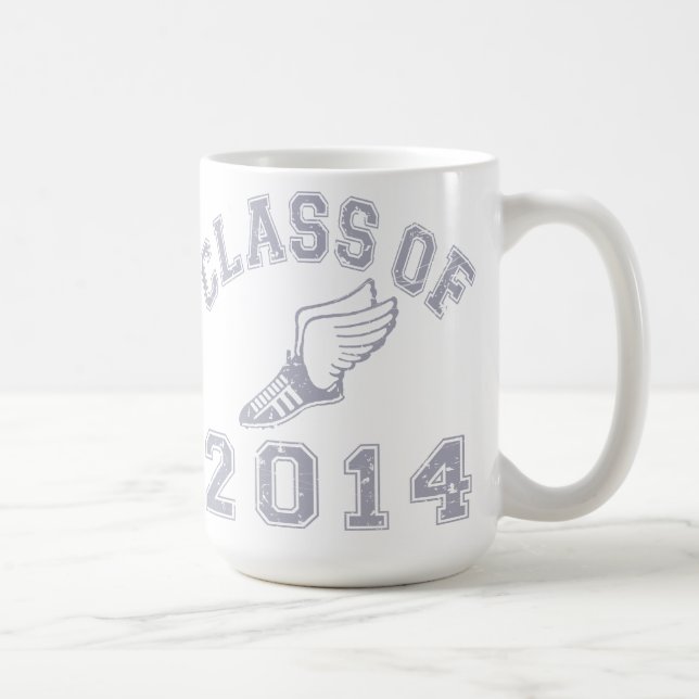 Class Of 2014 Track & Field Grey 2 Coffee Mug (Right)
