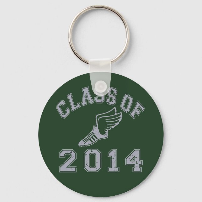 Class Of 2014 Track & Field Grey 2 Keychain (Front)