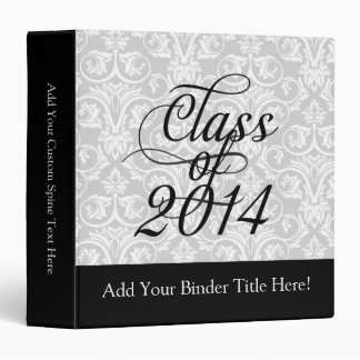 Class of 2014 Wispy Swirl Graduation 3 Ring Binder