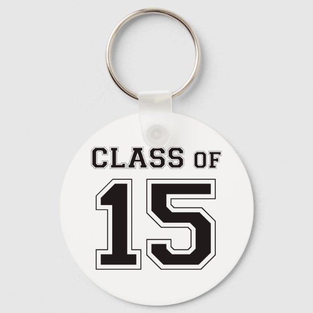 Class of 2015 - Black Keychain (Front)