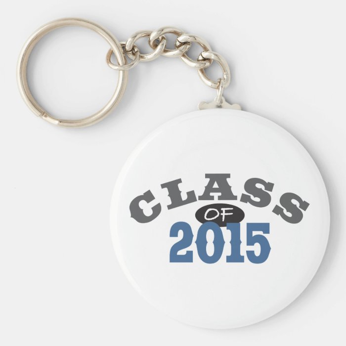 Class Of 2015 Blue Key Chains