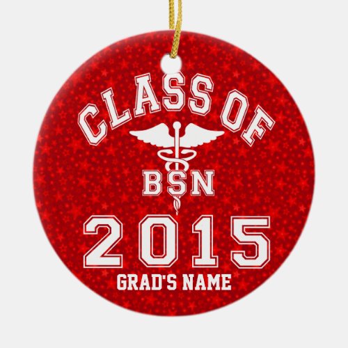 Class Of 2015 BSN Ceramic Ornament