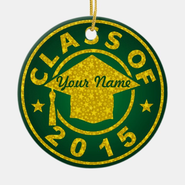 Class Of 2015 Ceramic Ornament (Front)
