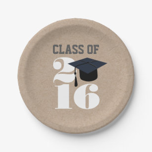 2016 graduation plates zazzle