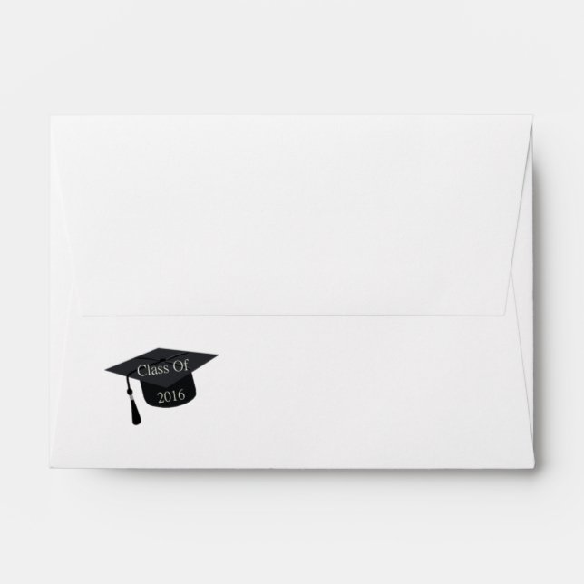 Class Of 2016 Graduation Cap Envelope (Back (Top Flap))