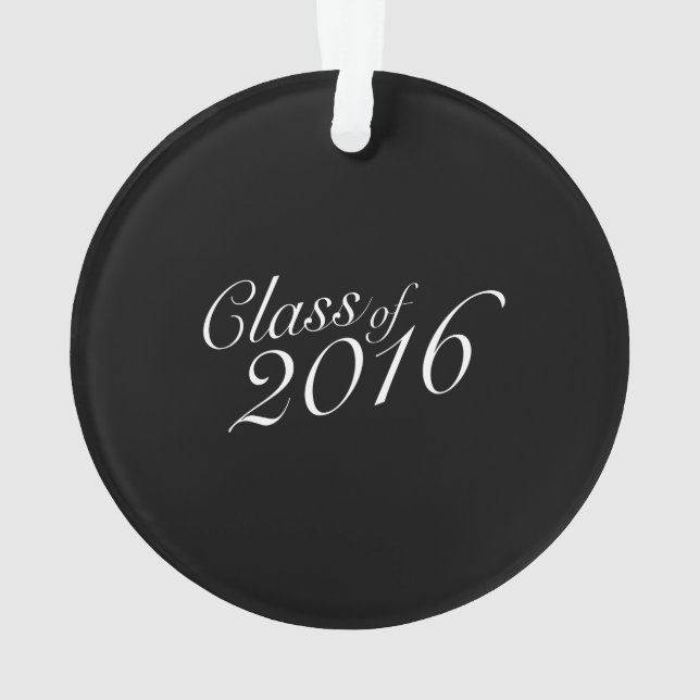 Class of 2016 High School Graduate Ornament (Back)