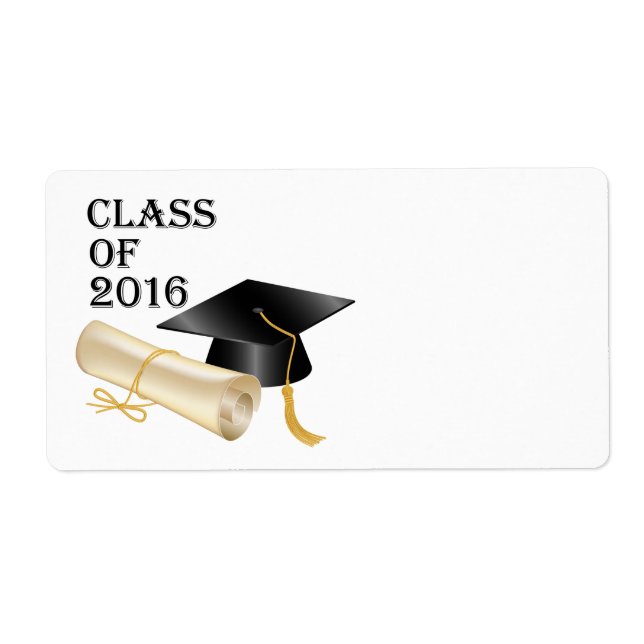 Class of 2016 label (Front)