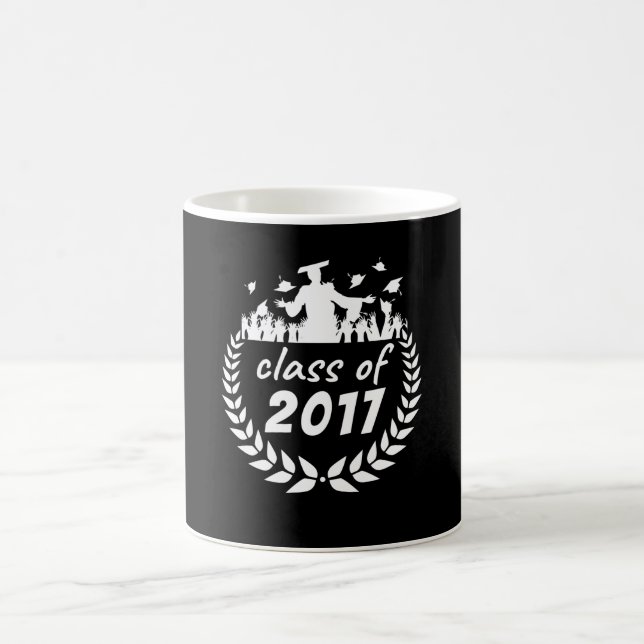 class of 2017 graduation or reunion design by coffee mug (Center)
