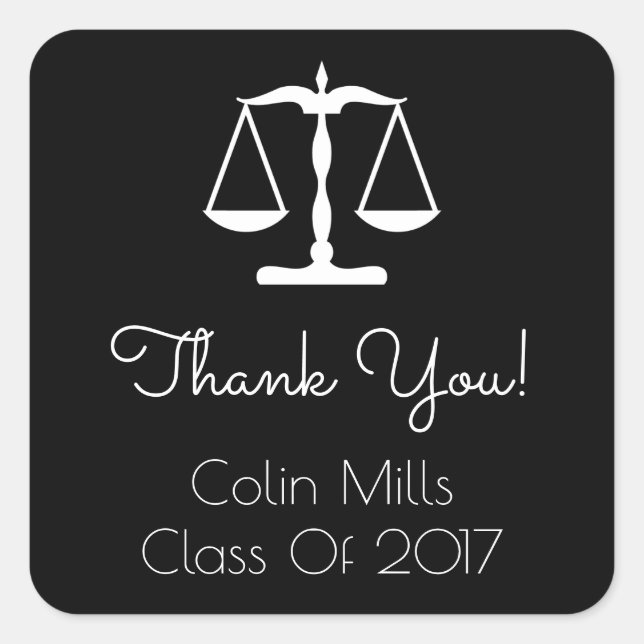 Class Of 2017 Label (Black Scales) (Front)