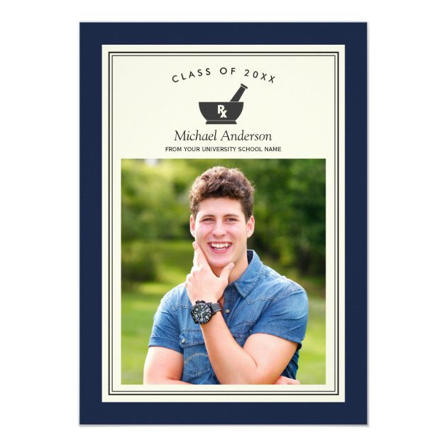 Class of 2018 Pharmacy School Graduation Party Card