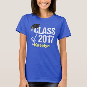 Class of 2017 Senior Graduation Custom T-Shirt