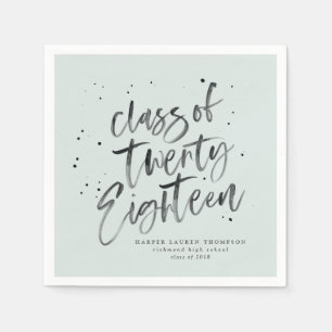 Class of 2018 graduate party napkins