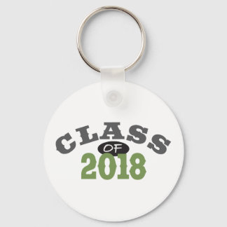 Class Of 2018 Green Keychain