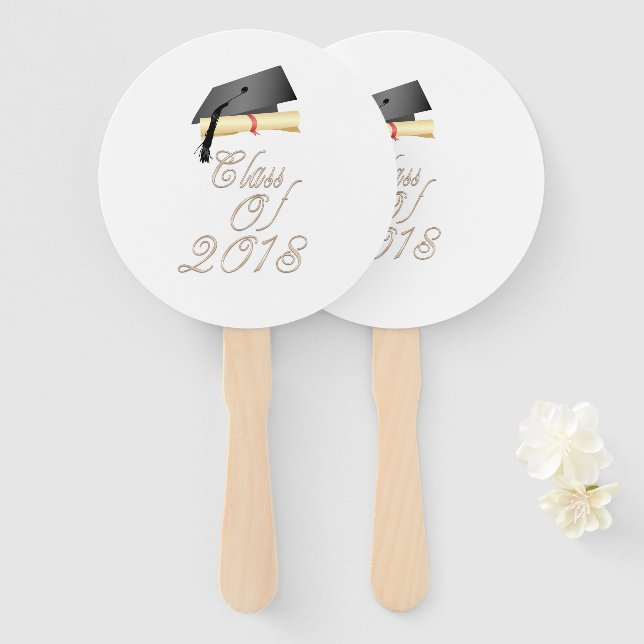 Class Of 2018 Hand Fan (Front and Back)