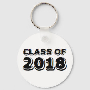 class of 2018 keychain