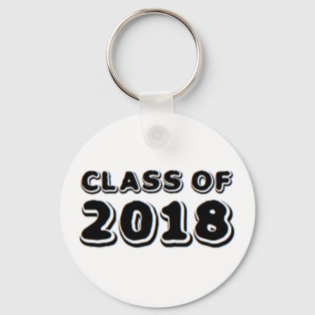class of 2018 keychain (Front)