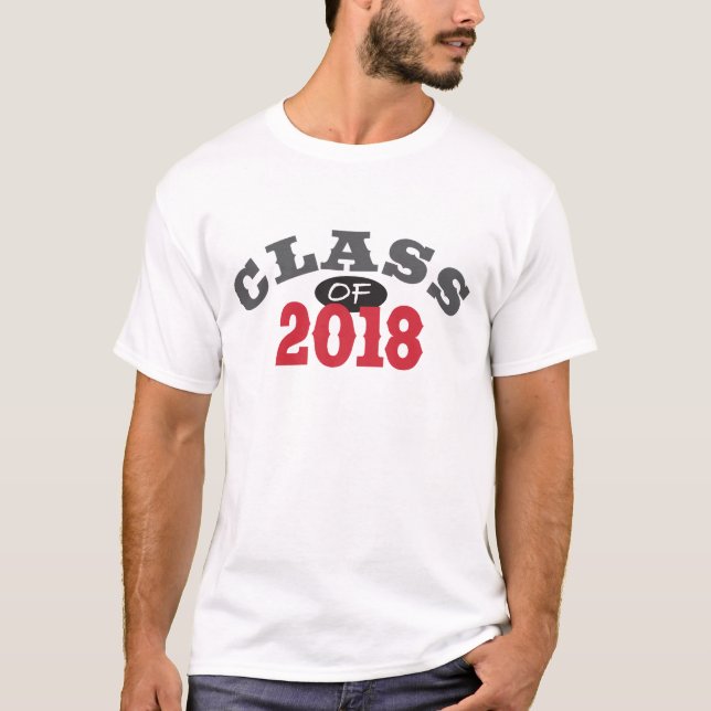 Class Of 2018 Red T-Shirt (Front)