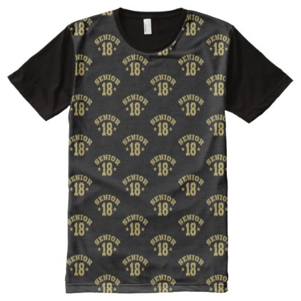 Class of 2018 Senior 18 Graduation All-Over-Print Shirt