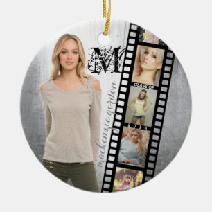 Class of 2018 Senior Portrait Graduate Photo Frame Ceramic Ornament