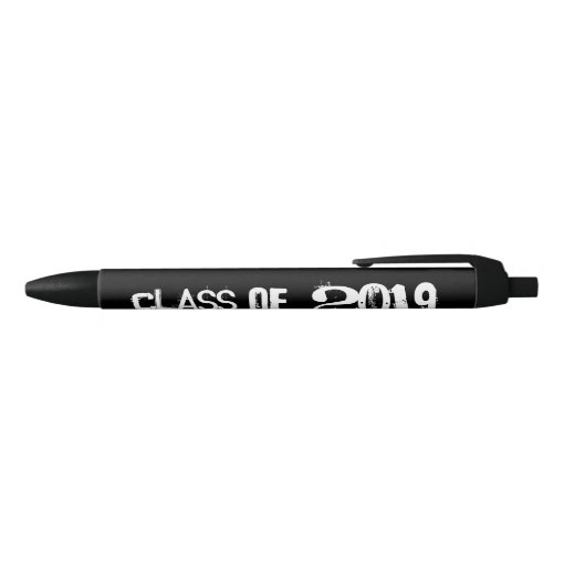 Class of 2019 Graduation Black Ink Pen | Zazzle